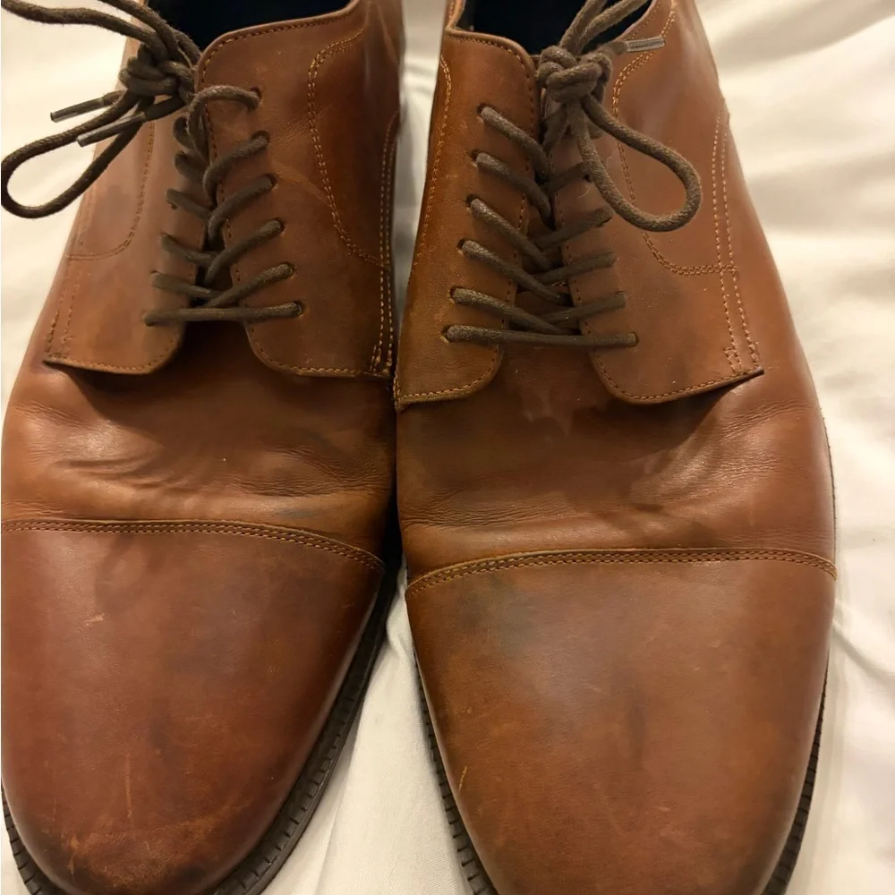 Cole Haan Tan‎ Leather Oxfords